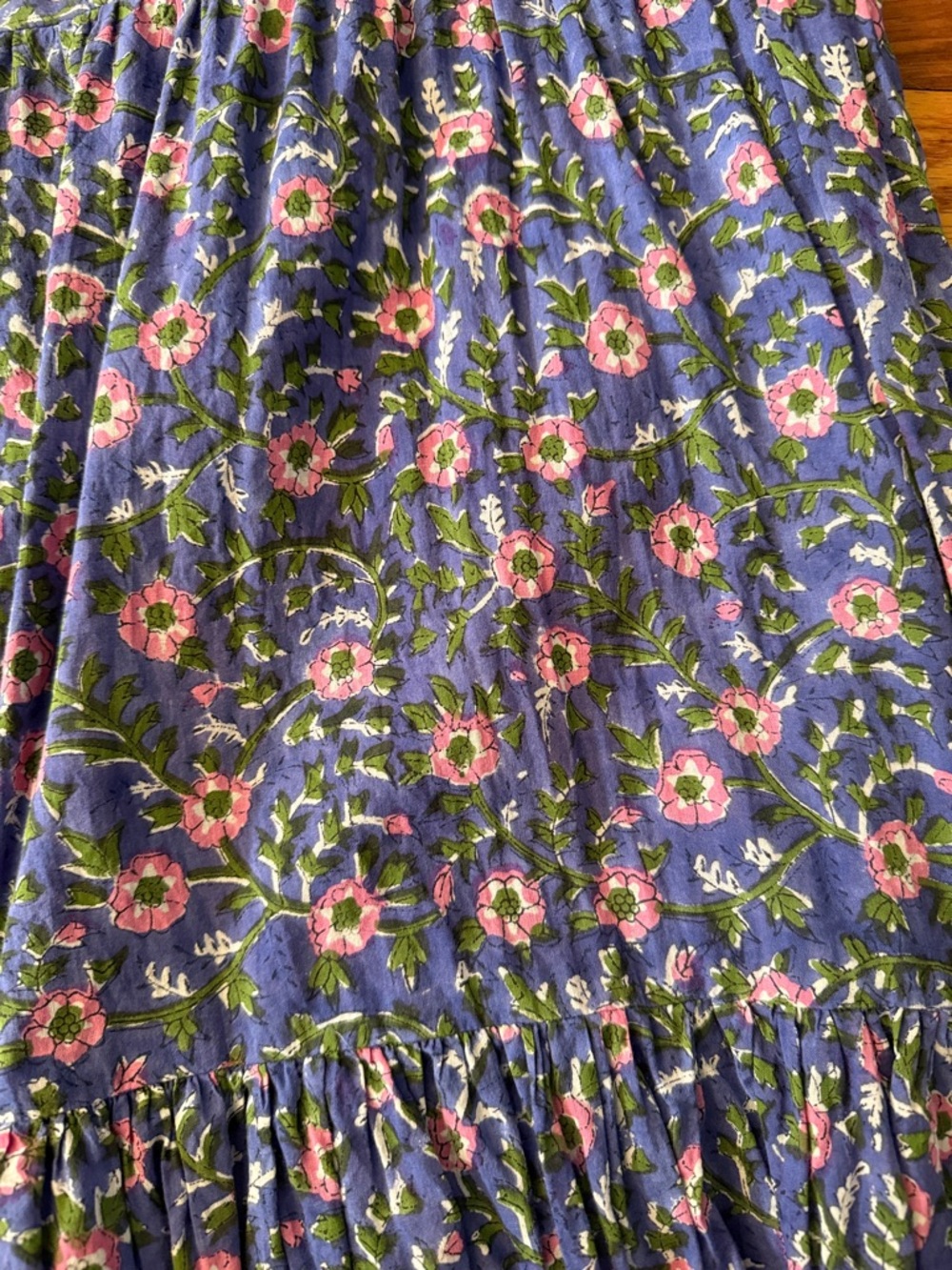 Emerson Fry India Collection Floral Tiered Dress, size XS/S - Picture 4 of 4